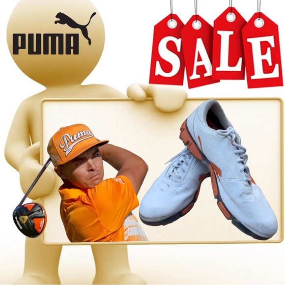 RARE - Rickie Fowler's Puma AMP CELL FUSION GOLF Cleat Shoe Men 12 (VIDEO) - Picture 5 of 15